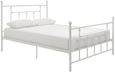 Melton White Metal Bed - Sizes Available - 3236198UK