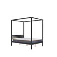 Mercia Four Poster Bed - Black Wood - Sizes Available