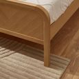 Milo Chevron Bed - Oak - Sizes Available