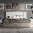 Modern Treviso Bed - Grey - Sizes Available