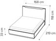 Kharma Bed - White - Sizes Available