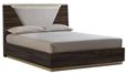 Smart Bed - Fabric Headboard - Walnut - Sizes Available