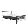 Montana Bed Frame - Chrome Metal - Sizes Available