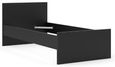 Naia Black 3ft Single Bed