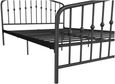 Nowata Bushwick Black Metal Bed - Sizes Available - 4044029NUK