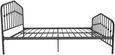 Nowata Bushwick Black Metal Bed - Sizes Available - 4044029NUK