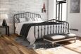 Nowata Bushwick Grey Metal Bed - Sizes Available - 4044429NUK