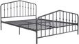Nowata Bushwick Grey Metal Bed - Sizes Available - 4044429NUK