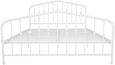 Nowata Bushwick White Metal Bed - Sizes Available - 4044129NUK