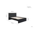 Oslo Bed - Black - Sizes Available