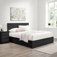 Oslo Ottoman Storage Bed - Black - Sizes Available