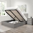 Oslo Ottoman Storage Bed - Grey - Sizes Available