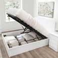 Oslo Ottoman Storage Bed - White - Sizes Available