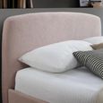 Otley Bed - Blush Pink Fabric - Sizes Available