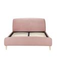 Otley Bed - Blush Pink Fabric - Sizes Available