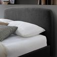 Otley Bed - Charcoal Fabric - Sizes Available