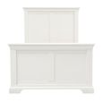 Paisley White Painted High Foot End Bed - Sizes Available
