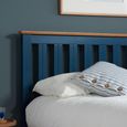Phoenix Ottoman Storage Bed - Navy Blue Wood - Sizes Available