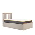 Phoenix Ottoman Storage Bed - Pearl Grey - Sizes Available