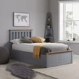 Phoenix Ottoman Storage Bed - Stone Grey - Sizes Available