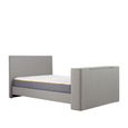 Plaza TV Bed - Grey Fabric - Sizes Available