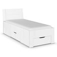 Rauch Aditio 3ft Single Bed - High Gloss White
