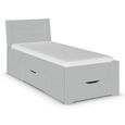 Rauch Aditio 3ft Single Bed - Silk Grey
