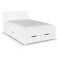 Rauch Aditio 4ft 6in Double Bed - Alpine White
