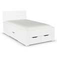 Rauch Aditio 4ft Small Double Bed - Alpine White