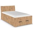 Rauch Aditio 4ft Small Double Bed - Artisan Oak