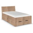 Rauch Aditio 4ft Small Double Bed - Sonoma Oak