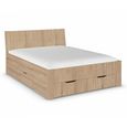 Rauch Aditio 5ft King Size Bed - Sonoma Oak