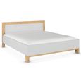 Rauch Credo 6ft King Size Bed - Silk Grey and Artisan Oak