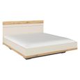 Rauch Sajo 6ft Queen Size Bed - Champagne and Artisan Oak