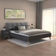 Rauch Skandi 5ft King Size Bed - Metallic Dark Grey