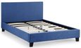 Rialto Bed - Blue - Fabric - Sizes Available