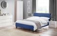 Rialto Bed - Blue - Fabric - Sizes Available