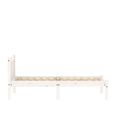 Rio Bed - White Washed Wood - Sizes Available