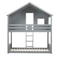 Safari Kids Bunk Bed - Grey