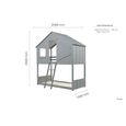 Safari Kids Bunk Bed - Grey
