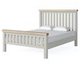 Salcombe - Slatted Bed - Grey Oak - 5ft King Size