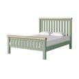 Salcombe - Slatted Bed - Sage Oak - 5ft King Size