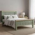 Salcombe - Slatted Bed - Sage Oak - 6ft Queen Size