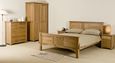 Shaker Oak High Foot End Bed