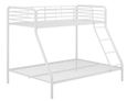 Soto Single over Double Bunk Bed in White - 4034118UK