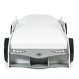 Storm Race Car Bed - Grey High Gloss