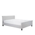 Stratus Fabric Bed - Grey - Sizes Available