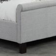Stratus Fabric Bed - Grey - Sizes Available