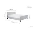 Stratus Fabric Bed - Grey - Sizes Available