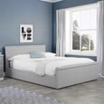 Stratus Ottoman Storage Bed - Grey Fabric - Sizes Available